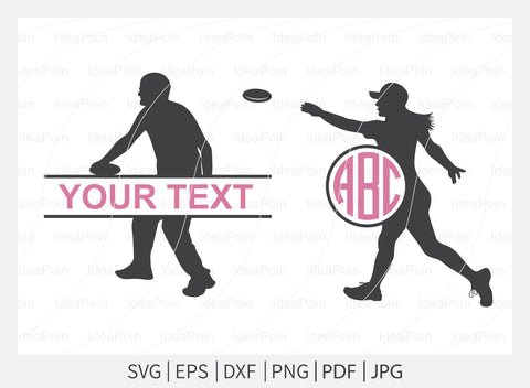 Disc Golf SVG, Disc golf Silhouette, Disc golf Heartbeat, Disc golf Split svg, Disc Golf Vector, Disc golf logo, Disc Golf Silhouette woman SVG Dinvect 