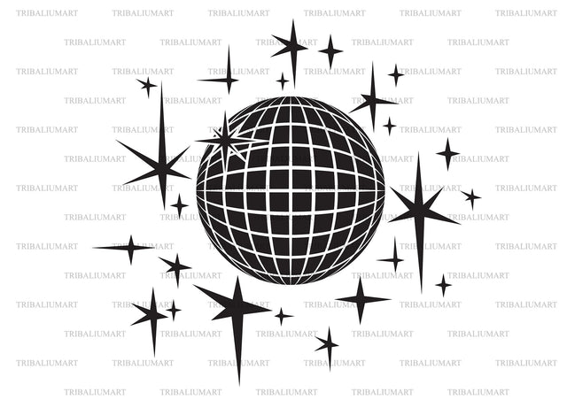 Disco ball SVG TribaliumArtSF 