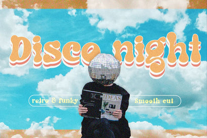 Disco Night, Retro Font Font Andreadop Designs 