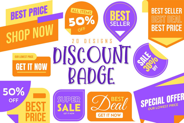 Discount Badge Bundle SVG dapiyupi store 