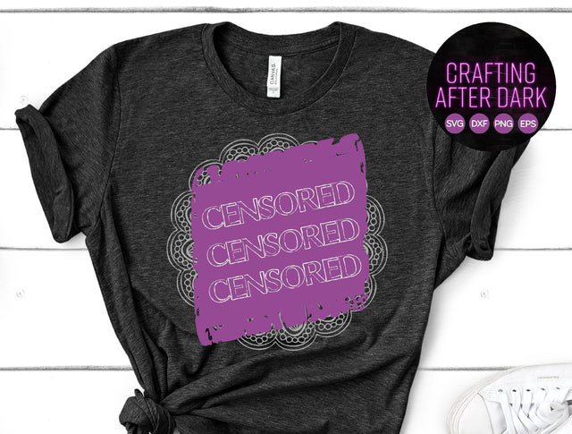 Discreet Curse Word Fuck Mandala SVG SVG Crafting After Dark 