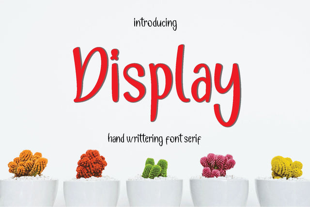Dispaly Font mahyud creatif 
