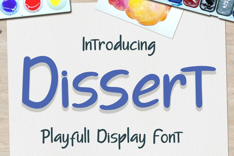 Dissert Playfull Display Font Font Skiiller_Std 