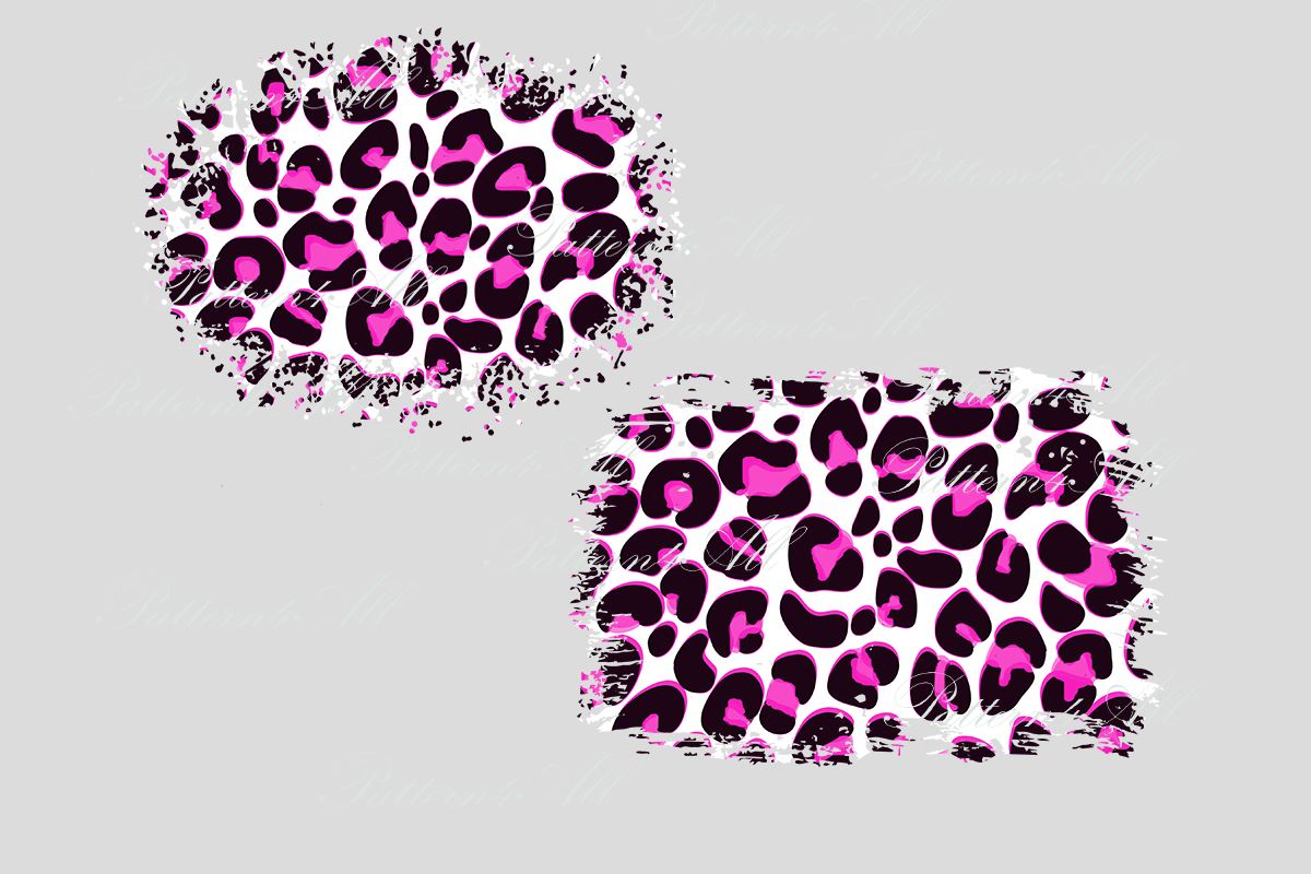 black and pink cheetah print