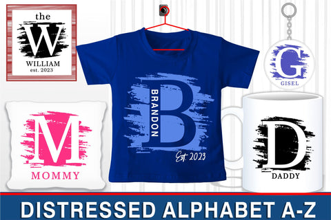 Distressed Alphabet SVG Set A-Z, Grunge Letters SVG, Abstract Font SVG, T shirt, Mug, Key chain, Pillow, & Decorative Design Bundle SVG D2PUTRI, SVG BUNDLE, SUBLIMATION BUNDLE, T SHIRT DESIGNS BUNDLE 