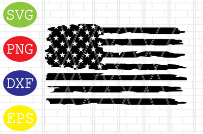 Distressed American Flag 03 Svg, Memorial Day Svg, Png, Eps, Dxf Files SVG DigitalSvgFiles 