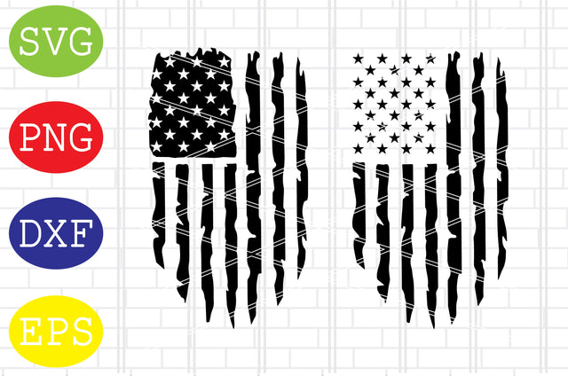 Distressed American Flag 04 Svg, Memorial Day Svg, Png, Eps, Dxf Files SVG DigitalSvgFiles 