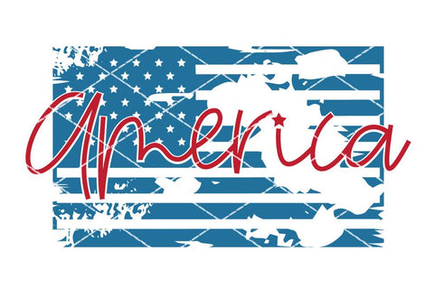 Distressed American Flag SVG Design SVG Ikonart Design Shop 
