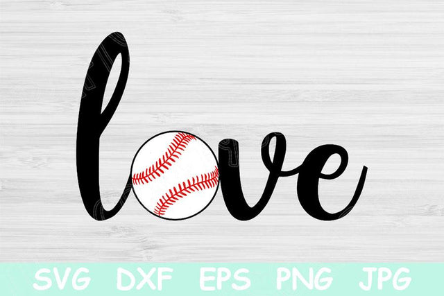 Distressed Baseball Svg, Baseball Love Svg Files for Cricut, Love Baseball Svg Designs, Baseball Heart Svg Cut Files, Baseball Shirt Svg Dxf SVG TiffsCraftyCreations 