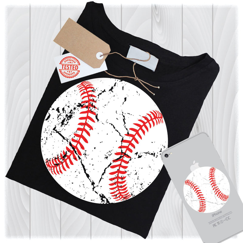 Distressed Baseball Svg Files For Cricut Designs Svg Cut Files Silhouette Svg Cutting File Cricut Svg Files Dxf Files Grunge Svg Designs SVG My Sew Cute Boutique 