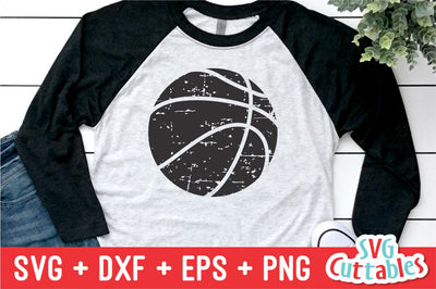 Distressed Basketball SVG Svg Cuttables 