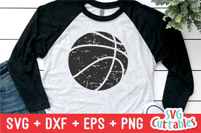 Distressed Basketball SVG Svg Cuttables 