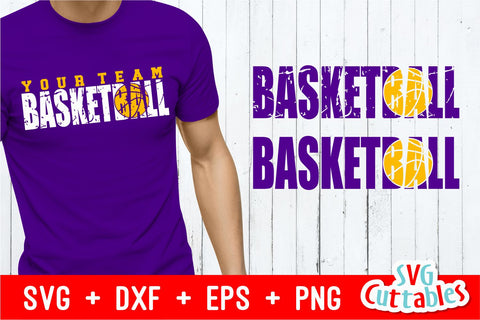 Distressed Basketball SVG Svg Cuttables 