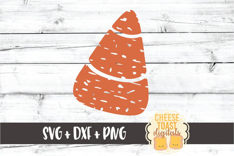 Distressed Candy Corn - Halloween SVG PNG DXF Cut Files SVG Cheese Toast Digitals 