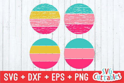 Distressed Circles SVG Svg Cuttables 
