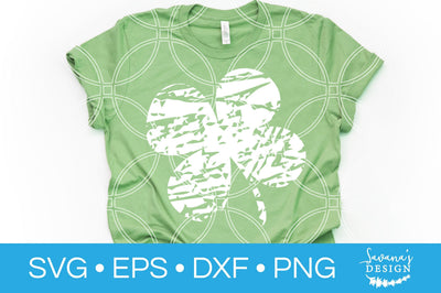 Distressed Clover SVG SVG SavanasDesign 