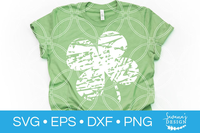 Distressed Clover SVG SVG SavanasDesign 
