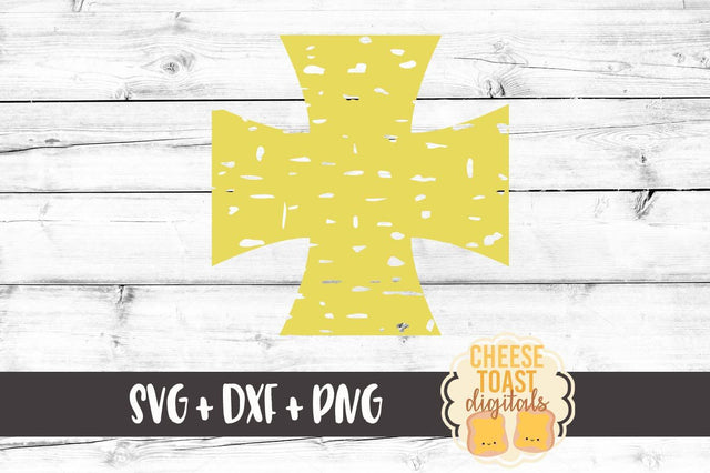 Distressed Cross SVG Cheese Toast Digitals 