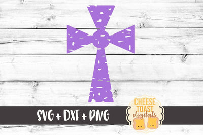 Distressed Cross SVG Cheese Toast Digitals 