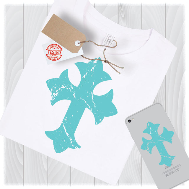 Distressed Cross Svg Files For Cricut Designs, Easter svg, Christian Svg, Distressed Cross Svg, Jesus Svg, Christian Easter Svg Design SVG My Sew Cute Boutique 