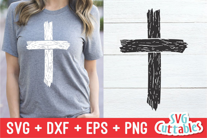 Distressed Cross SVG Svg Cuttables 