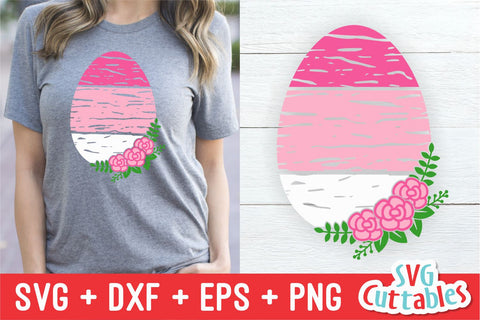 Distressed Easter Egg SVG Svg Cuttables 