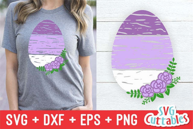 Distressed Easter Egg SVG Svg Cuttables 