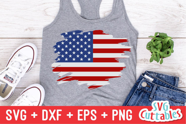 Distressed Flag Svg Cuttables 