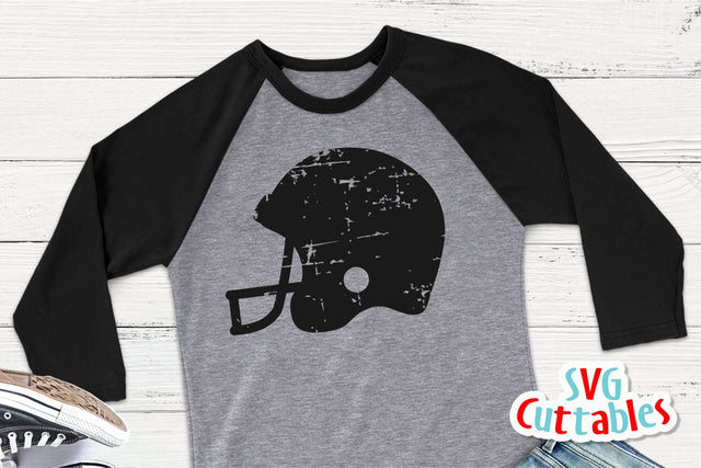 Distressed Football Helmet SVG Svg Cuttables 