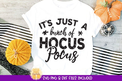 Distressed Halloween SVG | It's Just A Bunch of Hocus Pocus SVG Cheese Toast Digitals 