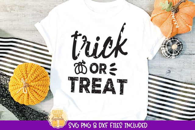 Distressed Halloween SVG | Trick or Treat SVG Cheese Toast Digitals 