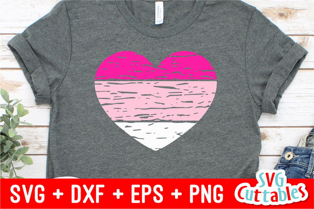 Distressed Heart SVG Svg Cuttables 