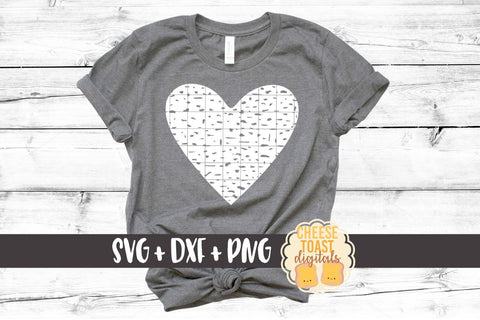 Distressed Heart - Valentine SVG PNG DXF Cutting Files SVG Cheese Toast Digitals 