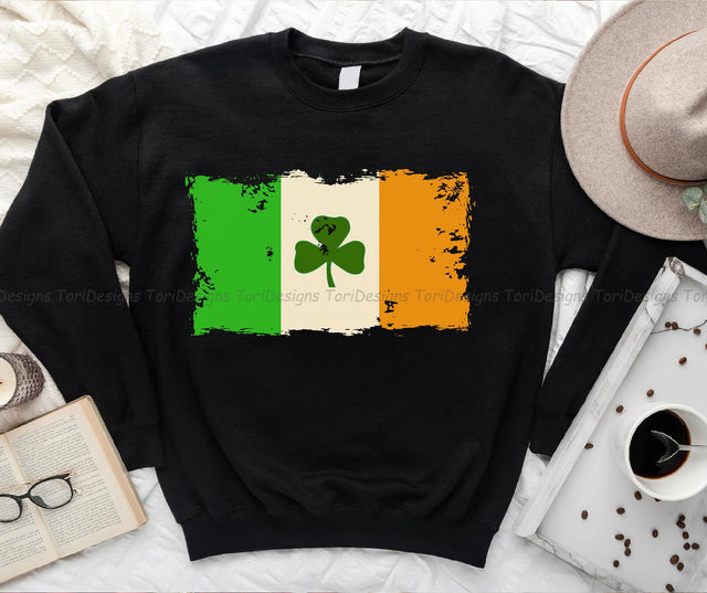Distressed Irish Flag Sublimation Designs Downloads Sublimation ToriDesigns 