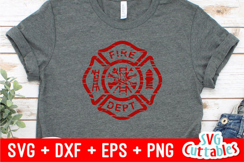 Distressed Maltese Cross SVG Svg Cuttables 