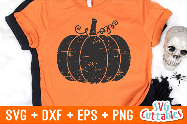 Distressed Pumpkin Svg Cuttables 