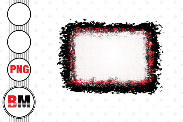 Distressed Rectangle Buffalo PNG, JPG Files Sublimation BMDesign 