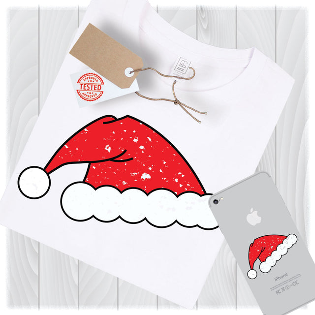 Distressed Santa Hat SVG Files for Cricut Designs | Christmas SVG Files SVG My Sew Cute Boutique 