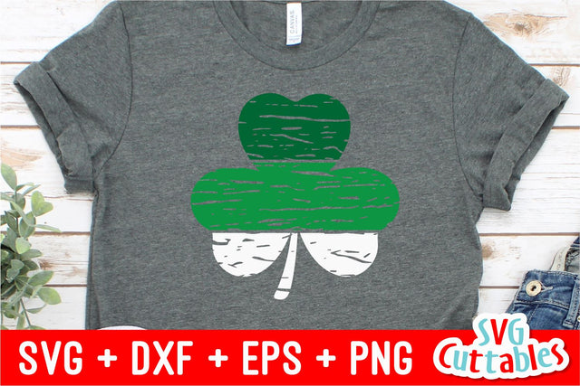 Distressed Shamrock SVG Svg Cuttables 