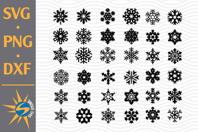Distressed Snowflake SVG, PNG, DXF Digital Files Include SVG SVGStoreShop 