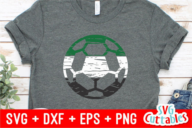 Distressed Soccer Ball SVG Svg Cuttables 