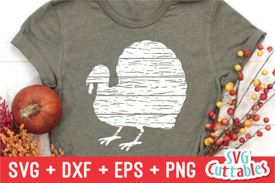 Distressed Turkey Svg Cuttables 