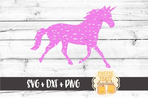 Distressed Unicorn - Unicorn SVG File SVG Cheese Toast Digitals 