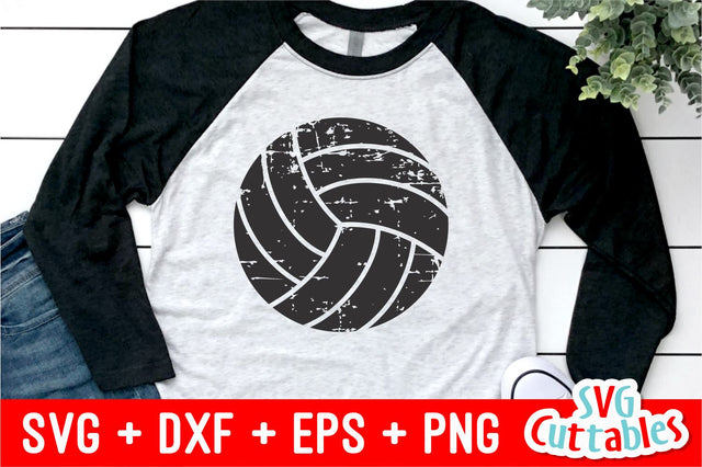 Distressed Volleyball SVG Svg Cuttables 