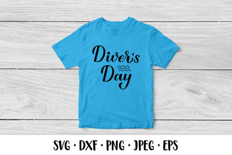 Diver’s Day. Diving SVG SVG LaBelezoka 