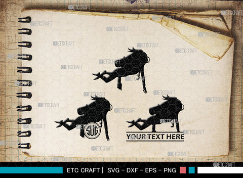 Divers Monogram, Divers Silhouette, Divers SVG, Scuba Diving Svg, Scuba Diver Svg, Sport Svg, Diving Svg, SB00025 SVG ETC Craft 