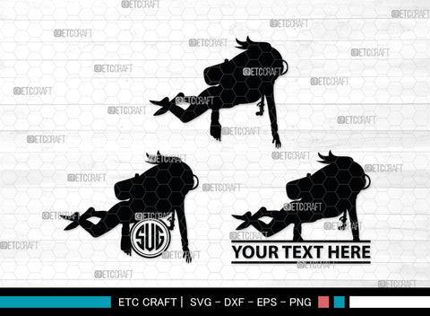Divers Monogram, Divers Silhouette, Divers SVG, Scuba Diving Svg, Scuba Diver Svg, Sport Svg, Diving Svg, SB00025 SVG ETC Craft 