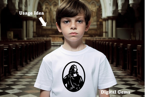 Divine Inspirations: The Jesus Collection of 10 SVG files. SVG Digital Gems 