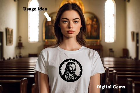 Divine Inspirations: The Jesus Collection of 10 SVG files. SVG Digital Gems 