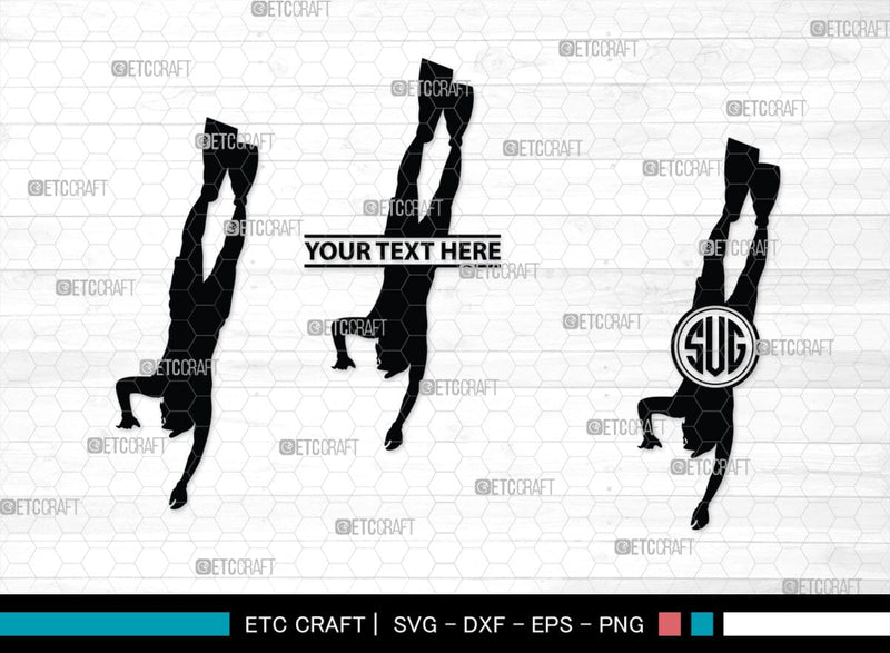 Diving Monogram, Diving Silhouette, Scuba Diving Svg, Diver Svg, Sports ...